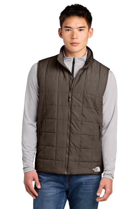 The North Face Iron Drift Quilted Vest with custom logo embroidery