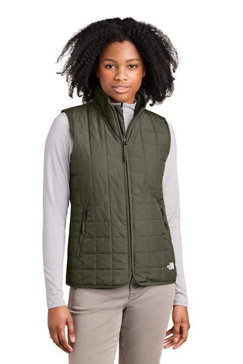 The North Face Women’s Iron Drift Quilted Vest with custom logo embroidery