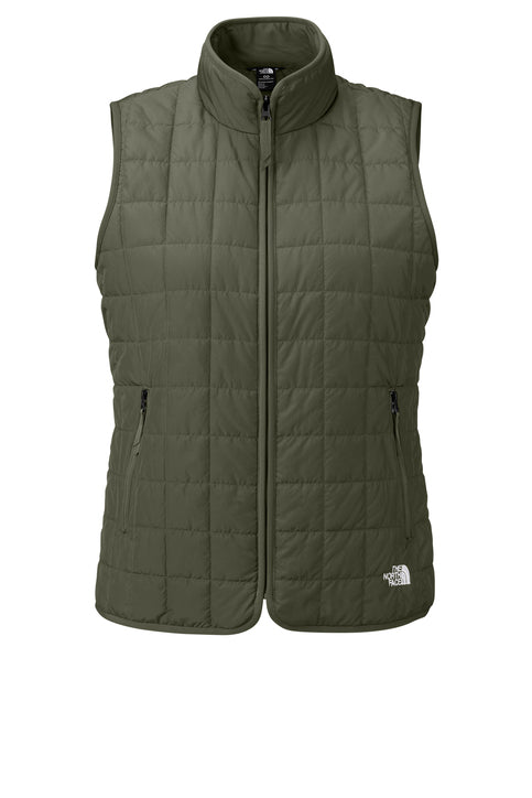 The North Face Women’s Iron Drift Quilted Vest with custom logo embroidery