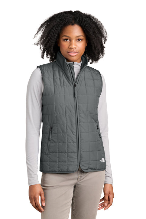 The North Face Women’s Iron Drift Quilted Vest with custom logo embroidery
