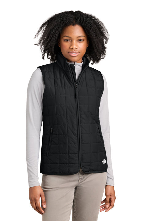 The North Face Women’s Iron Drift Quilted Vest with custom logo embroidery