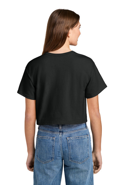 Champion Women’s Cropped Heritage Tee with custom logo embroidery