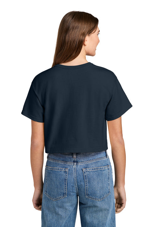 Champion Women’s Cropped Heritage Tee with custom logo embroidery