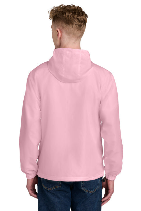 Champion Packable Anorak Jacket with custom logo embroidery