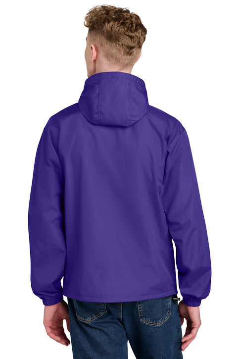 Champion Packable Anorak Jacket with custom logo embroidery