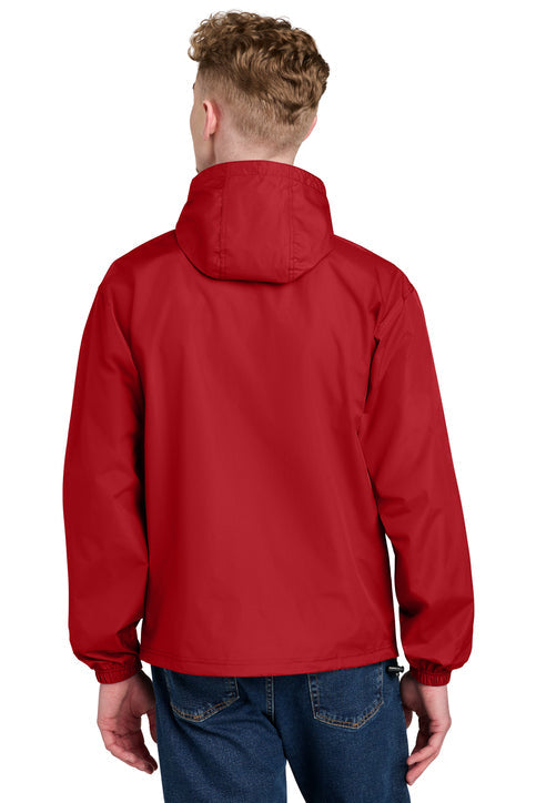 Champion Packable Anorak Jacket with custom logo embroidery