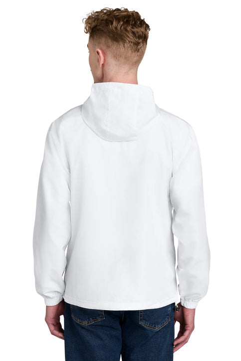 Champion Packable Anorak Jacket with custom logo embroidery