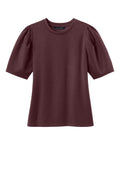 Mercer+Mettle Women’s Short Sleeve Lite Spacer Top with custom logo embroidery
