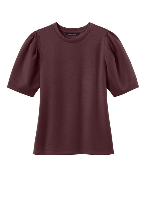 Mercer+Mettle Women’s Short Sleeve Lite Spacer Top with custom logo embroidery