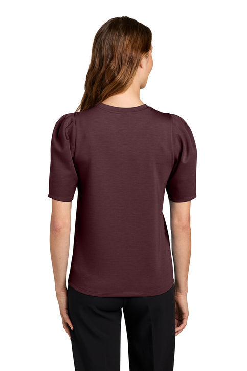 Mercer+Mettle Women’s Short Sleeve Lite Spacer Top with custom logo embroidery