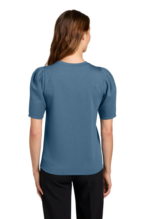 Mercer+Mettle Women’s Short Sleeve Lite Spacer Top with custom logo embroidery