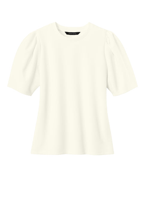 Mercer+Mettle Women’s Short Sleeve Lite Spacer Top with custom logo embroidery