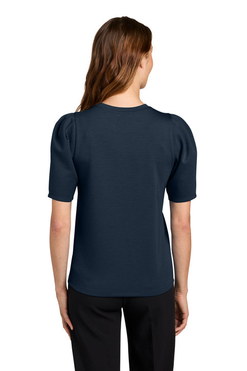 Mercer+Mettle Women’s Short Sleeve Lite Spacer Top with custom logo embroidery
