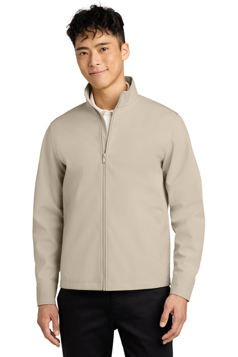 Mercer+Mettle Comfort Soft Shell Jacket with custom logo embroidery