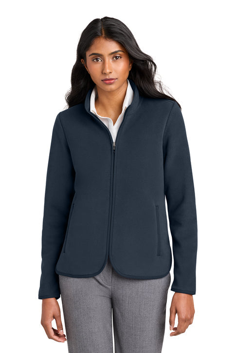 Brooks Brothers Women’s Fleece Jacket with custom logo embroidery