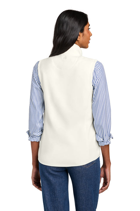Brooks Brothers Women’s Fleece Vest with custom logo embroidery