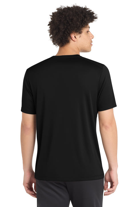 Sport-Tek Posi-UV Pro Tee with custom logo embroidery