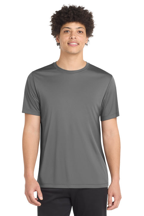 Sport-Tek Posi-UV Pro Tee with custom logo embroidery