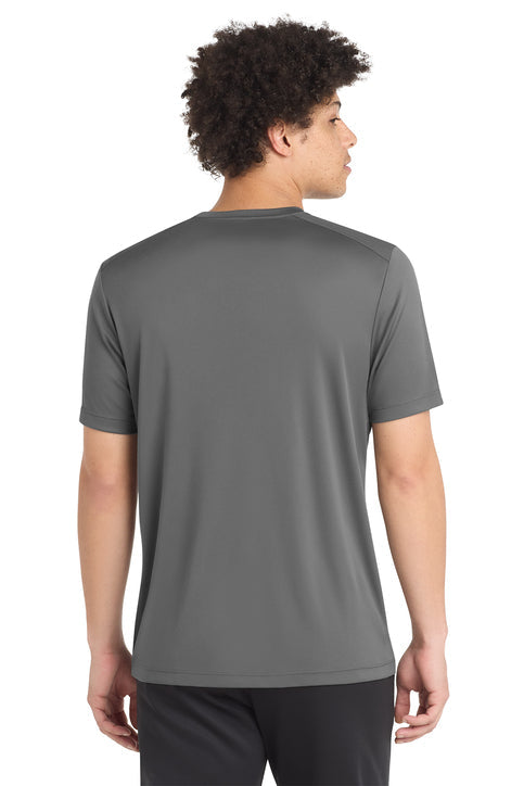Sport-Tek Posi-UV Pro Tee with custom logo embroidery