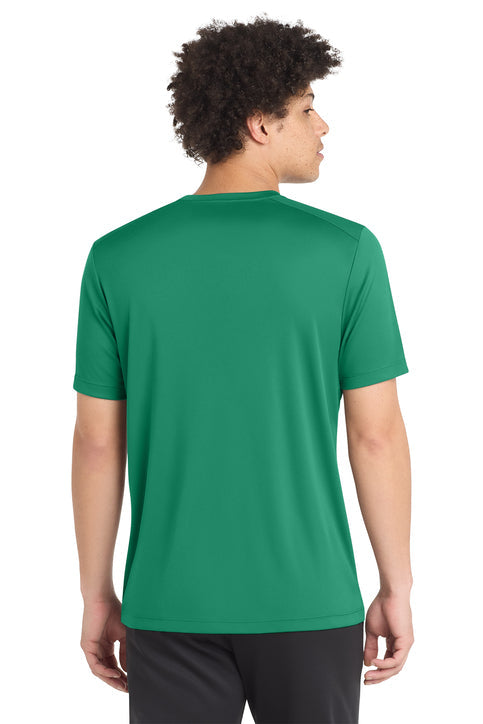 Sport-Tek Posi-UV Pro Tee with custom logo embroidery