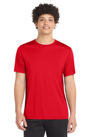 Sport-Tek Posi-UV Pro Tee with custom logo embroidery