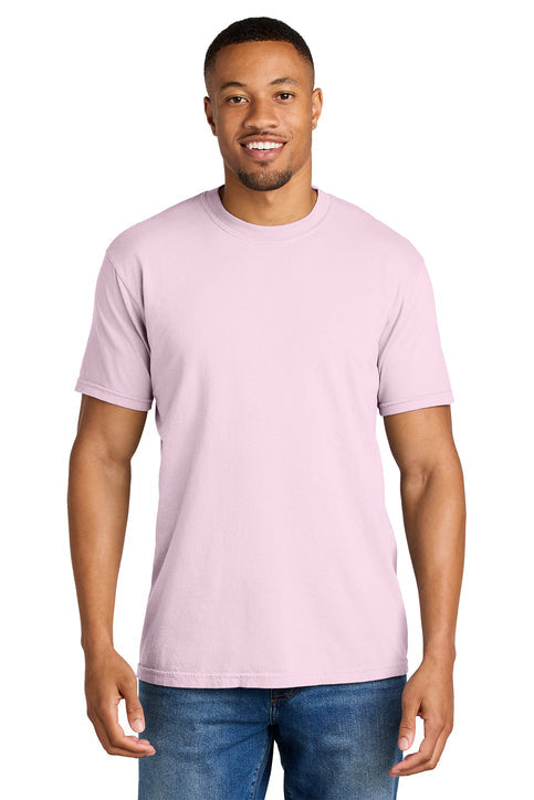 Comfort Colors Heavyweight Ring Spun Tee with custom logo embroidery