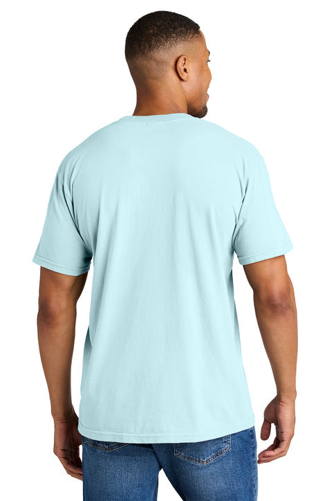 Comfort Colors Heavyweight Ring Spun Tee with custom logo embroidery