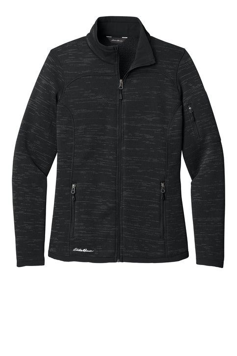 Eddie Bauer Women's Sweater Fleece Full-Zip with custom logo embroidery