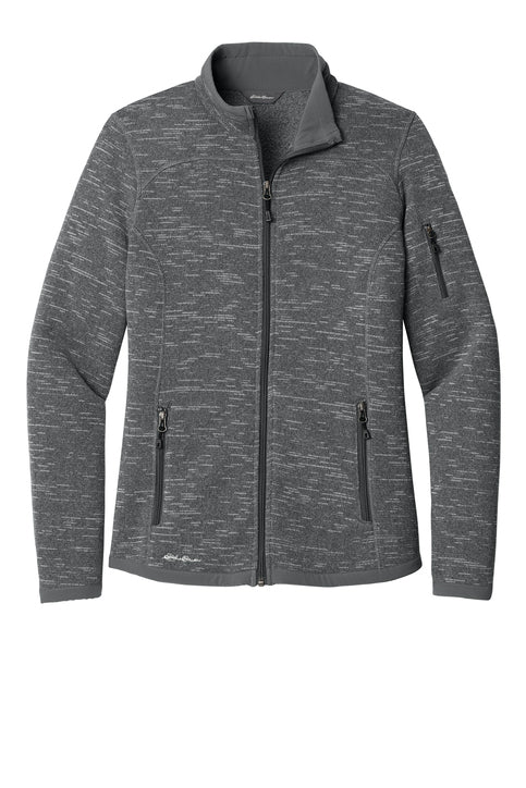 Eddie Bauer Women's Sweater Fleece Full-Zip with custom logo embroidery