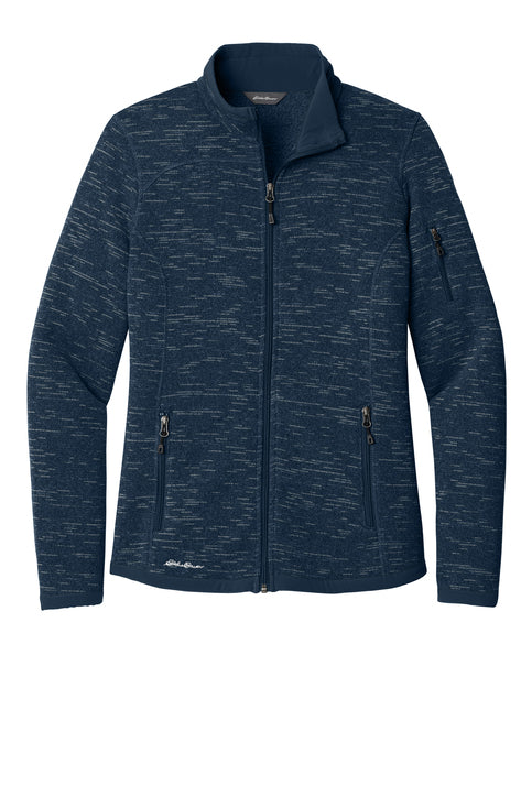 Eddie Bauer Women's Sweater Fleece Full-Zip with custom logo embroidery