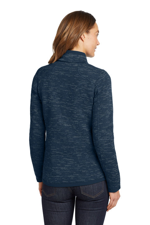 Eddie Bauer Women's Sweater Fleece Full-Zip with custom logo embroidery