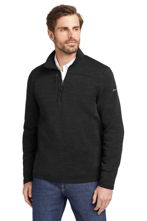 Eddie Bauer Sweater Fleece 1/4-Zip with custom logo embroidery