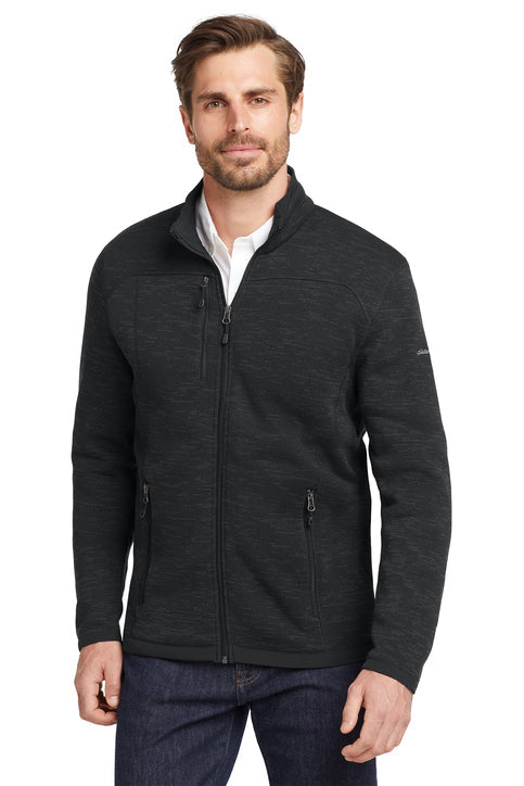 Eddie Bauer Sweater Fleece Full-Zip with custom logo embroidery