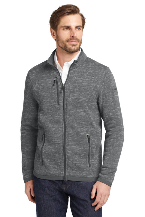Eddie Bauer Sweater Fleece Full-Zip with custom logo embroidery