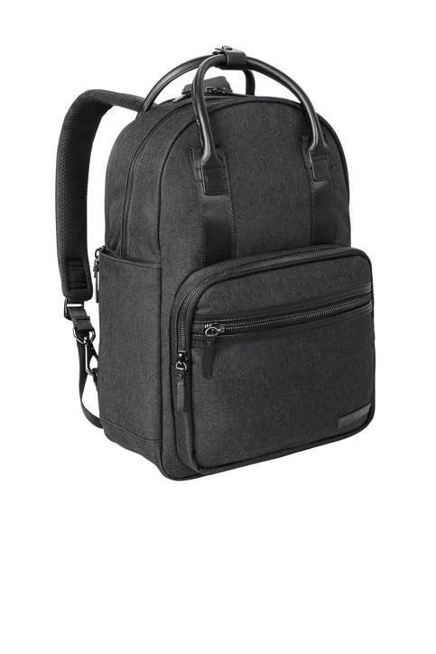 Brooks Brothers Grant Dual-Handle Backpack with custom logo embroidery