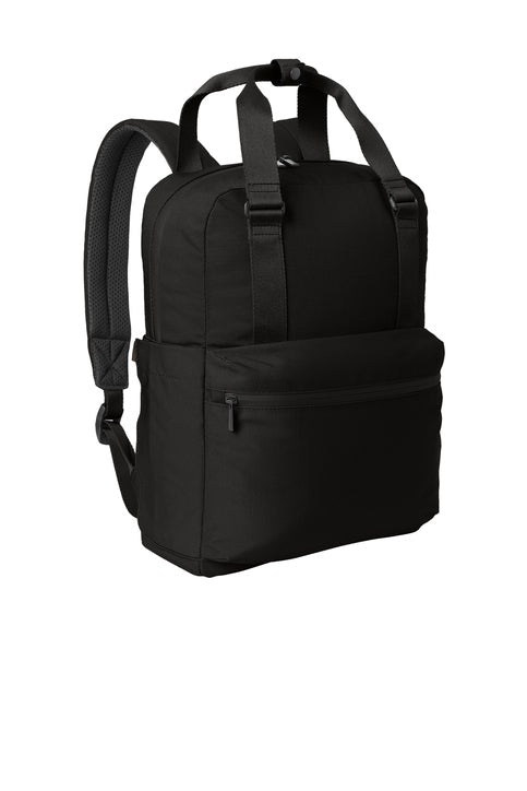 Mercer+Mettle Claremont Handled Backpack with custom logo embroidery
