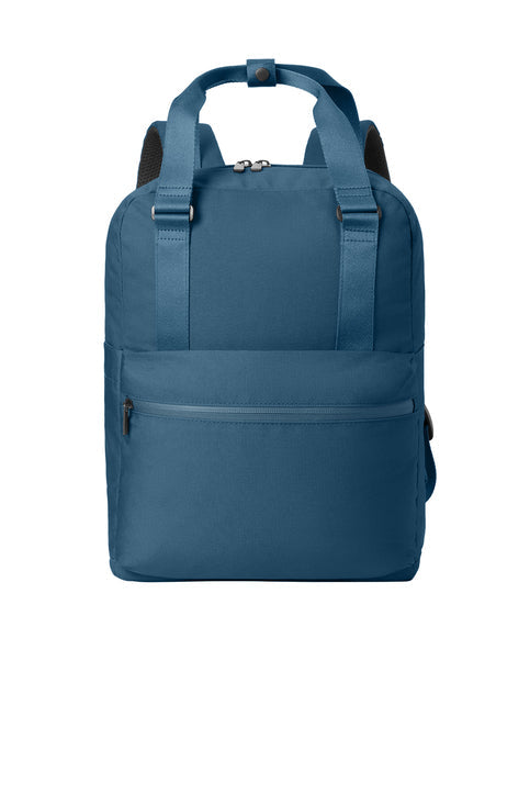 Mercer+Mettle Claremont Handled Backpack with custom logo embroidery