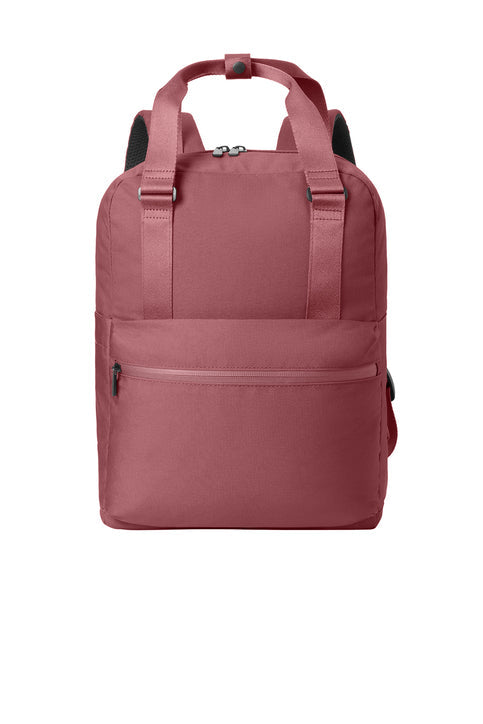 Mercer+Mettle Claremont Handled Backpack with custom logo embroidery