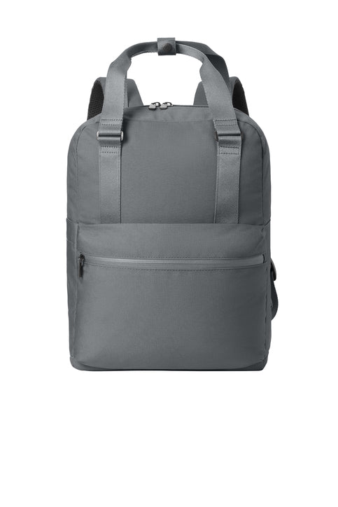 Mercer+Mettle Claremont Handled Backpack with custom logo embroidery