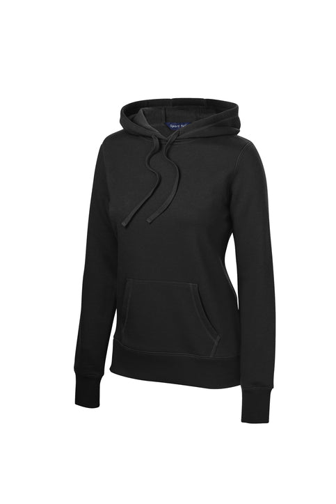 Sport-Tek Women's Pullover Hooded Sweatshirt with custom logo embroidery