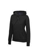Sport-Tek Women's Pullover Hooded Sweatshirt with custom logo embroidery