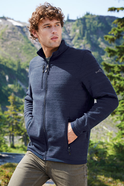 Eddie Bauer Sweater Fleece Full-Zip with custom logo embroidery