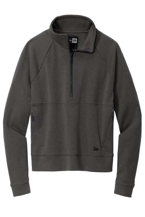 New Era Women's STS 1/2-Zip with custom logo embroidery
