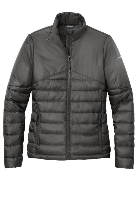Eddie Bauer Women's Quilted Jacket with custom logo embroidery