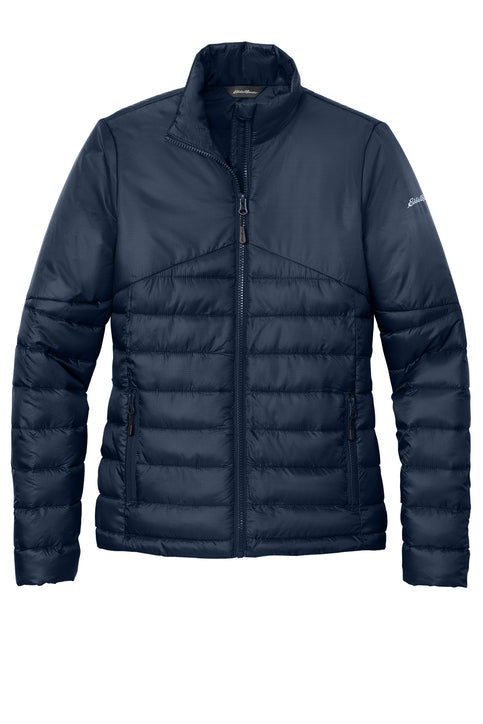 Eddie Bauer Women's Quilted Jacket with custom logo embroidery