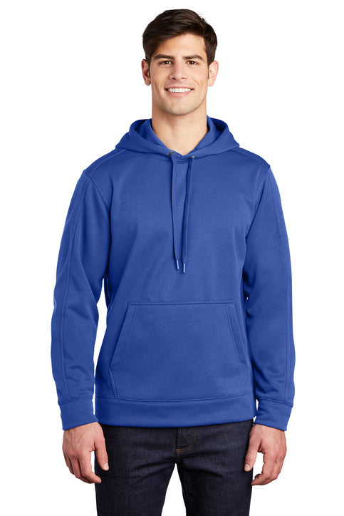 Sport-Tek Repel Fleece Hooded Pullover with custom logo embroidery
