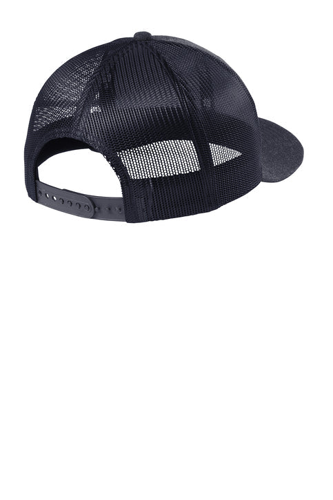 New Era Snapback Low Profile Trucker Cap with custom logo embroidery