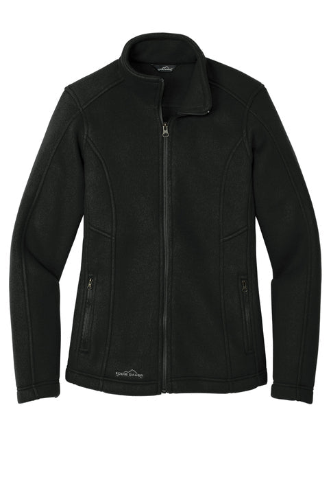 Eddie Bauer Women's Full-Zip Fleece Jacket with custom logo embroidery