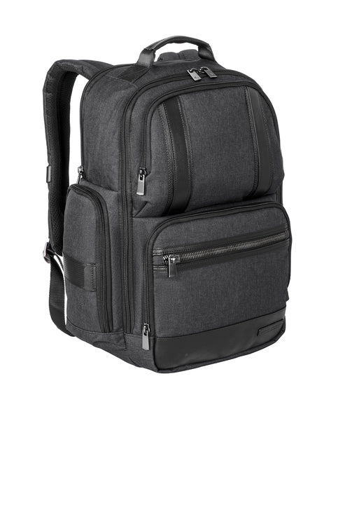 Brooks Brothers Grant Backpack with custom logo embroidery