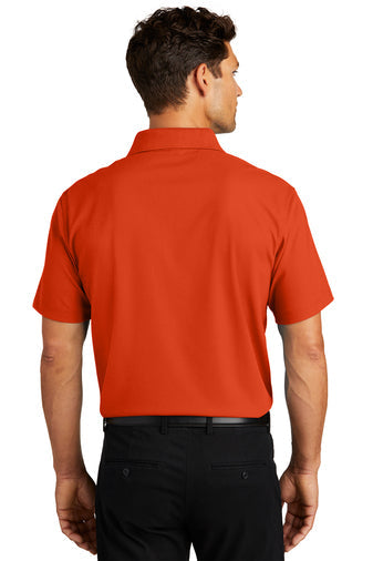 Port Authority Dry Zone Grid Polo with custom logo embroidery